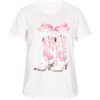 Faina T-Shirt Frauen Weiß