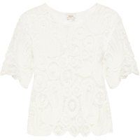 usha Bluse Frauen Weiß