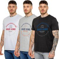 T-Shirt-Set mit Rundhalsausschnitt und Grafik