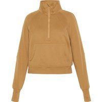 Damen Half-Zip Pullover Sweatshirt