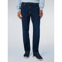 Jeans aus recyceltem dunklen Denim