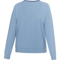 Lässiges Langarm-Sweatshirt mit Rundhalsausschnitt