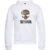 TUFFSKULL Sweatshirt Herren weiss