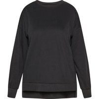 Schwarzes Langarmshirt mit Puffärmeln