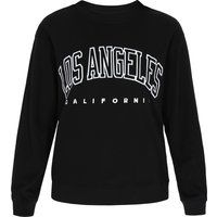 Schwarzes Langarmshirt mit Puffärmeln