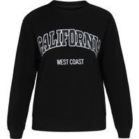 Schwarzes Langarmshirt mit Puffärmeln