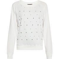 Langärmeliges Sweatshirt aus Baumwolle mit Schmuck