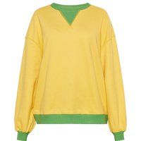 usha Sweatshirt Frauen mehrfarbig gelb