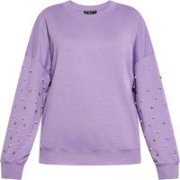 Langärmeliges Sweatshirt mit Verzierung