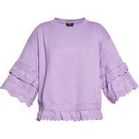 Langärmeliges Sweatshirt mit Verzierung