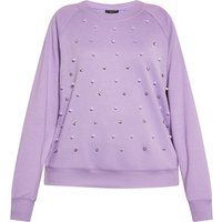 Sweatshirt mit Zierapplikationen
