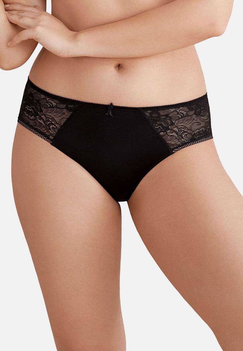 Eleganter Slip mit floraler Spitze