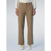 Hose aus Baumwollmischung mit weitem Bein