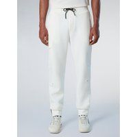 Herren Jogginghose Piqué Scuba Stoff Cargo-Stil