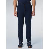Herren Jogginghose Piqué Scuba Stoff Cargo-Stil