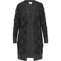 Offene Strickjacke mit strukturierter Strickoptik