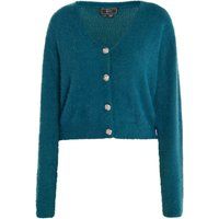 Faina Strickjacke Damen Smaragdgrün