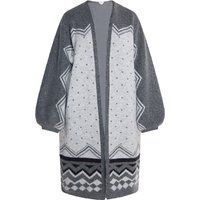 usha Strickjacke Damen Grau Mehrfarbig