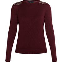 Elegantes Strickoberteil mit Schulterapplikationen