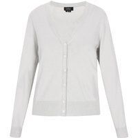 usha Strickjacke Frauen hellgrau