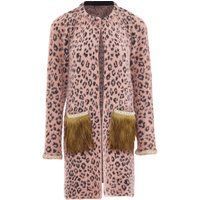 Faina Strickjacke Damen rosa/schwarz