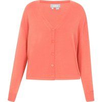 Klassische Strickjacke mit V-Ausschnitt und Knopfleiste