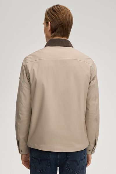 Marc O'Polo Skyler Beige Feldjacke mit Cordkragen