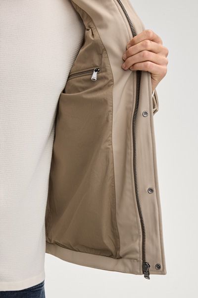 Marc O'Polo Skyler Beige Feldjacke mit Cordkragen