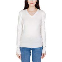 V-Ausschnitt Langarm Stricktop Modell Gu11479800008ro