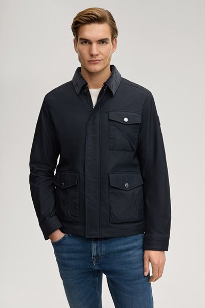 Marc Cain Skyler Navy Field Jacke mit Pattentaschen