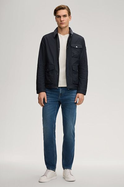 Marc Cain Skyler Navy Field Jacke mit Pattentaschen