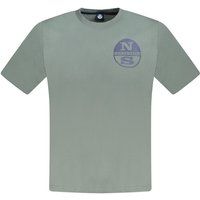 Lässiges Kurzarm-T-Shirt mit Rundhalsausschnitt