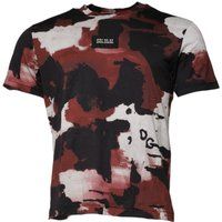 T-Shirt mit abstraktem Print und Rundhalsausschnitt