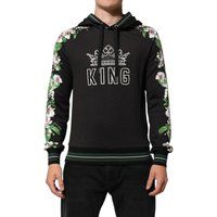Blumenärmel Grafik Hoodie