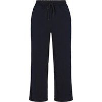 Locker geschnittene, strukturierte Strick-Loungewear-Hose