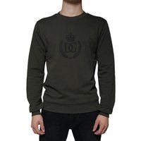 Baumwoll-Sweatshirt mit Kronenlogo