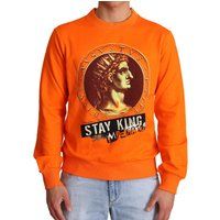 Baumwoll-Sweatshirt mit Grafikprint und Rundhalsausschnitt