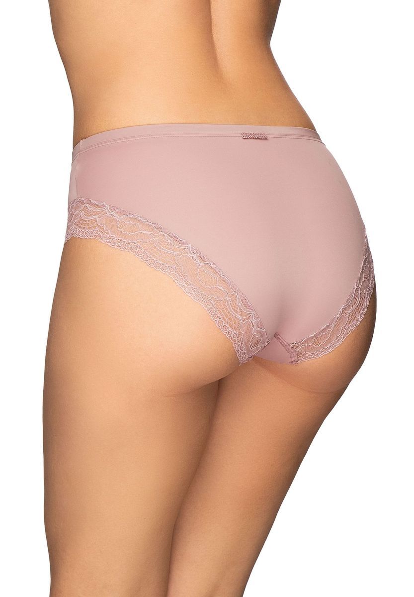 Mikrofaser-Taillenslip mit Spitzendetails