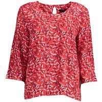34-Ärmel Bluse mit abstraktem Druck