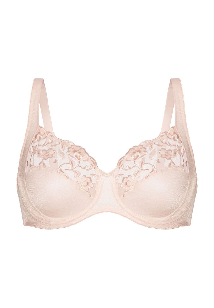 BH mit Bügel und Blumenmuster-Spitze