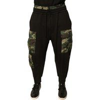 Jogginghose mit Camouflage-Einsätzen