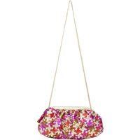Faina Kupplung Kupplung Frauen Goldfuchsia