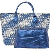 Faina 2-IN-1-Tragetaschen-Set 2-IN-1-Tragetaschen-Set Frauen Silberblau