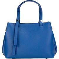 Strukturierte Ledertasche mit Henkel