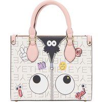Mymo Handtasche Handtasche Frauen Weiß Rosa