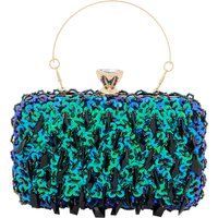 Elegante bestickte Abend-Clutch