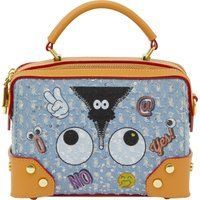 Mymo Handtasche Handtasche Frauen Blau Hellbraun