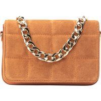 Faina Schultertasche aus Leder Damen orange
