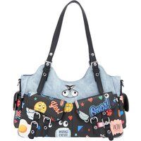 Mymo Handtasche Handtasche Frauen Blau Schwarz