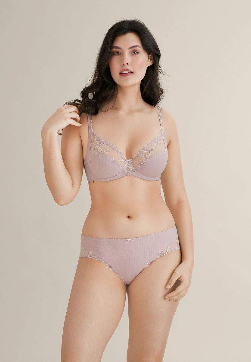 BH mit floraler Stickerei und Bügel